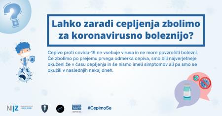 10 Lahko zaradi cepljenja zbolimo za koronavirusno boleznijo